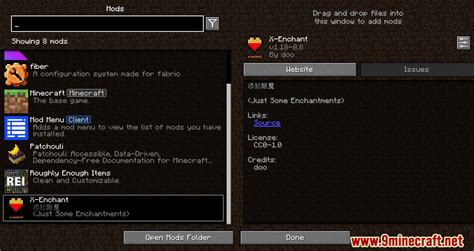 x enchant mod.